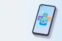 Android smartphone showing deleted app being recovered from Google Play Store app drawer